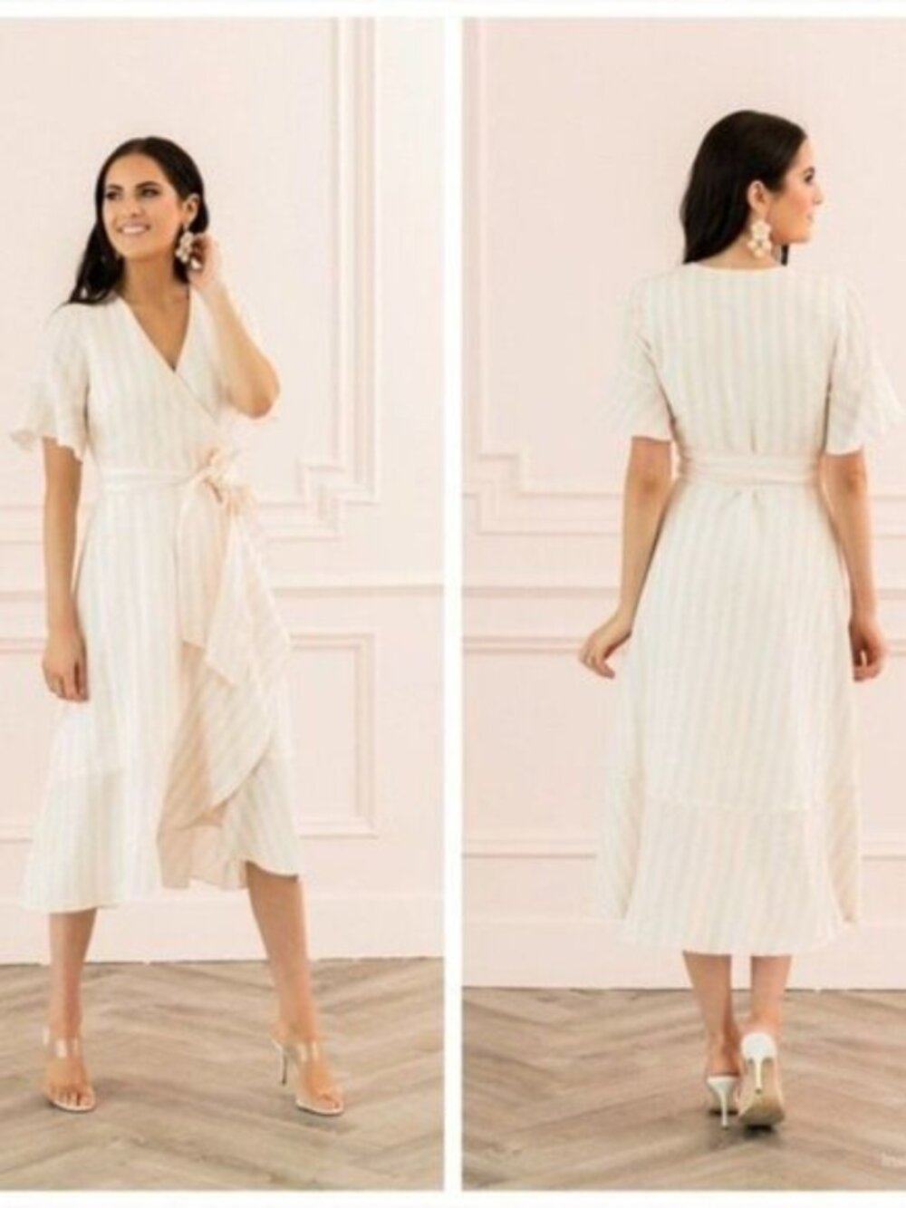 Rachel Parcell Rufle Wrap Dress